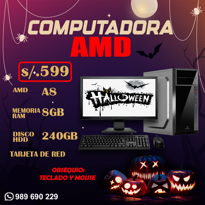 OFERTA ESPECIAL COMPUTADORA AMD 